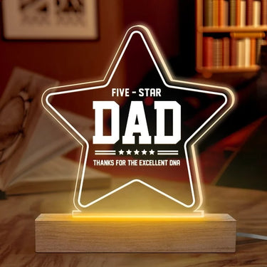 Papa, Thanks for the Top-Tier Genes! - Custom 3D LED Light for Family Love - Father's Day, Gift For Papa