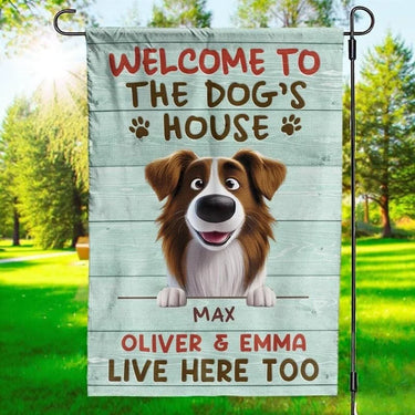 Where Loyalty Barks and Love Never Ends - Customized Personal Flag for Dogs &amp; Cats - Perfect Surprises for Pet Parents, Pet Lovers