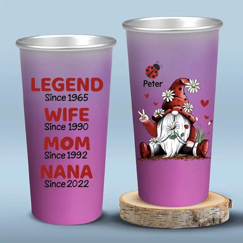 A Lifetime of Love and Legacy - Changing Color Cup with Custom Family Design - Mother's Day, Thoughtful Gift Idea for Mom or Grandma