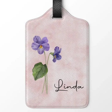 Bloom Where You Are Planted - Customizable Travel Luggage Tag - Gift For Travel Lovers, Best Friends, Sisters