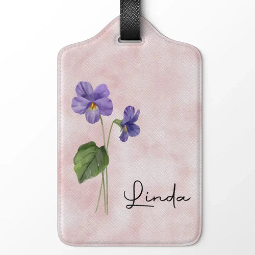 Bloom Where You Are Planted - Customizable Travel Luggage Tag - Gift For Travel Lovers, Best Friends, Sisters