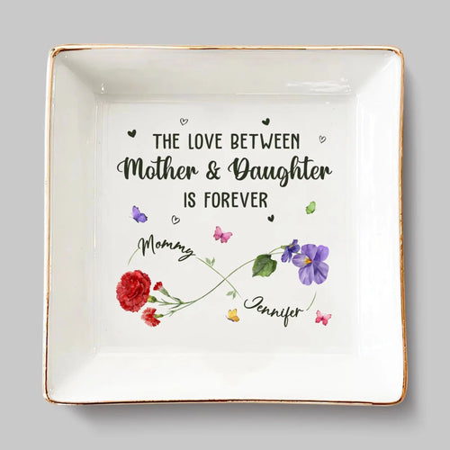 Bound by Love, Timelessly - Personalized Family Jewelry Dish A Cherished Gift - Mother's Day, Gift For Mom, Daughter