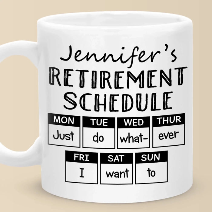 Busy Doing Nothing - Custom 3D Inflated Effect Printed Mug for Coworker - Retirement Appreciation Gift for an Amazing Coworker