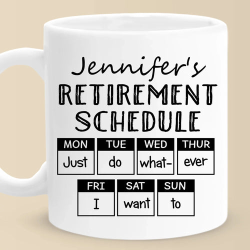 Busy Doing Nothing - Custom 3D Inflated Effect Printed Mug for Coworker - Retirement Appreciation Gift for an Amazing Coworker