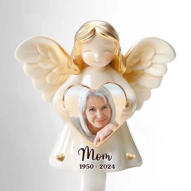 Custom Photo Cherishing Your Memory - Acrylic Memorial Garden Stake with Custom Stained Glass Look - Heartfelt Sympathy Gift for Grieving Family