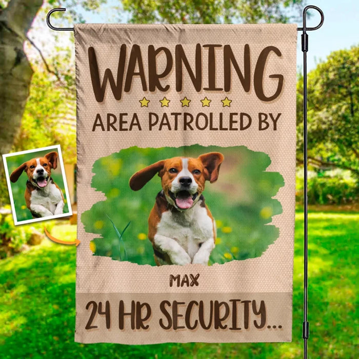 Custom Photo Mighty in Size, Strong in Spirit - Customized Personal Flag for Dogs &amp; Cats - Gift For Pet Owners, Pet Lovers