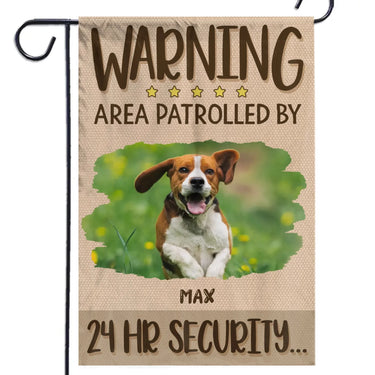 Custom Photo Mighty in Size, Strong in Spirit - Customized Personal Flag for Dogs &amp; Cats - Gift For Pet Owners, Pet Lovers