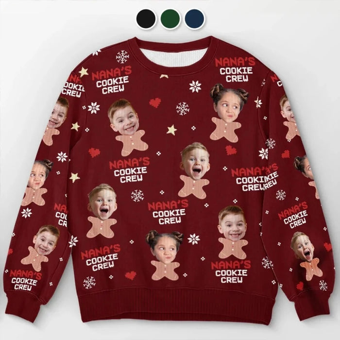 Custom Photo Together Is Where the Best Memories Begin - Personalized Unisex Ugly Christmas Sweater, Full-Print Wool Sweatshirt, Holiday - Mother's day, Christmas Gift, Gift for Mom, Grandma