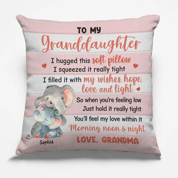 My Love Will Reach You - Customized Family Pillow - Mother's Day, Gift For Mom, Grandma, Family Members