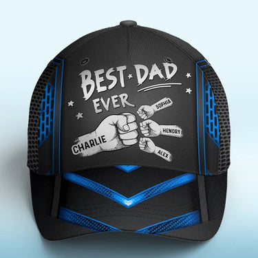 Papa of the Year - Family Custom All-Over Print Hat - Perfect Gift for Dad , Grandpa, Father’s Day, Birthday