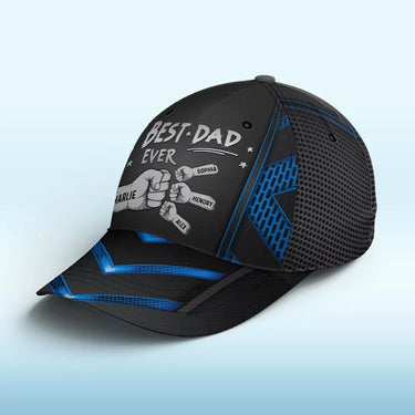 Papa of the Year - Family Custom All-Over Print Hat - Perfect Gift for Dad , Grandpa, Father’s Day, Birthday