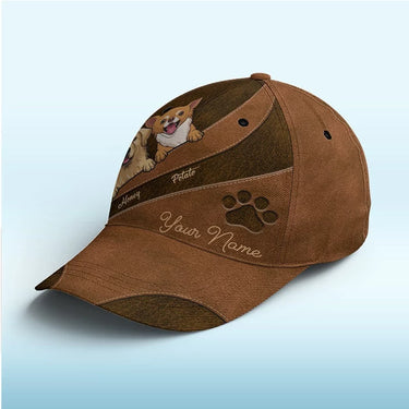 Red, My Furry Soulmate - Custom All-Over Print Hat - A Perfect Gift for Pet Owners, Pet Lovers