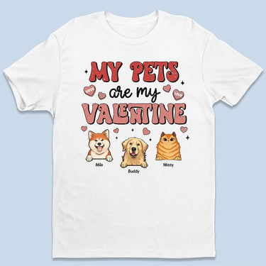 My Pets Are My Sweethearts - Unisex T-shirts, Hoodies, and Sweatshirts Customized with Dog and Cat Designs - Presents for Pet Owners and Animal Lovers