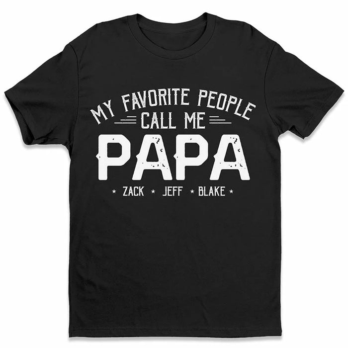 Beloved and Proud: They Call Me Daddy - Custom Family Unisex Tees, Hoodies, and Premium Tee- Grandpa's Day: Birthday and Father's Day Gift Essentials