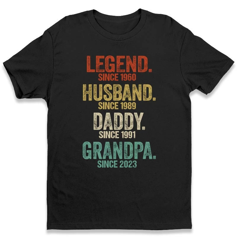 The Man, The Myth, The Family Hero - Custom Family Unisex Tees, Hoodies, and Premium T-Shirt - Birthday and Father's Day Gift Essentials