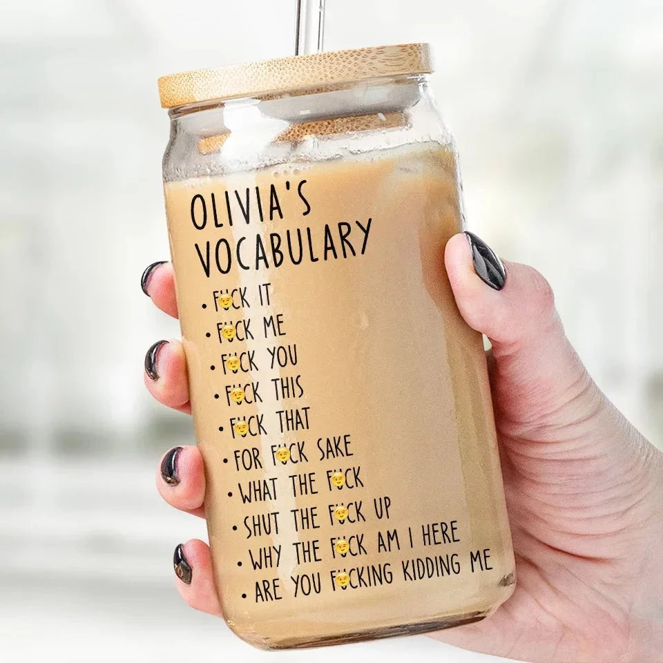 Coworkers: The Underrated Office Perk - Customizable Coworker Glass Cup  - Holiday Gifts for Coworkers, Christmas Gift