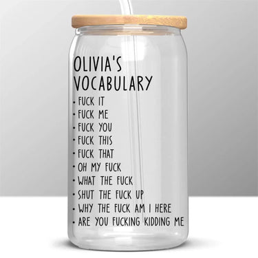 Coworkers: The Underrated Office Perk - Customizable Coworker Glass Cup  - Holiday Gifts for Coworkers, Christmas Gift