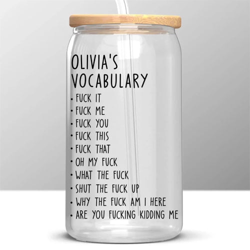 Coworkers: The Underrated Office Perk - Customizable Coworker Glass Cup  - Holiday Gifts for Coworkers, Christmas Gift