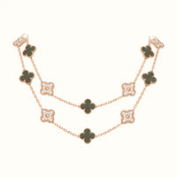 Alhambra Rose Alternating Clover Long Necklace