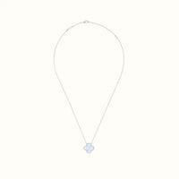 Alhambra White Pearlescent Clover Necklace