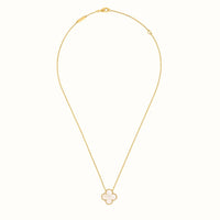 Alhambra Beaded Clover Pendant Necklace