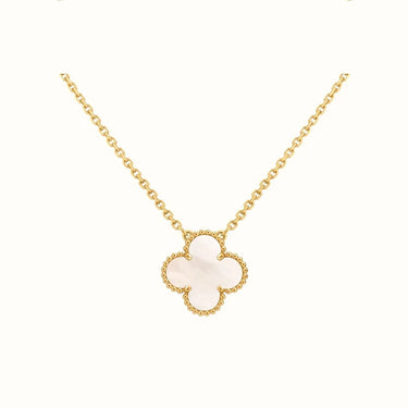 Alhambra Beaded Clover Pendant Necklace