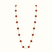 Alhambra Yellow Clover Station Long Necklace