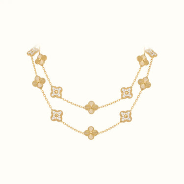 Alhambra Yellow Dual Motif Long Necklace