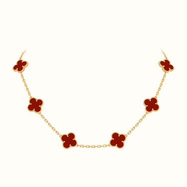 Alhambra Yellow Motif Pendant Necklace