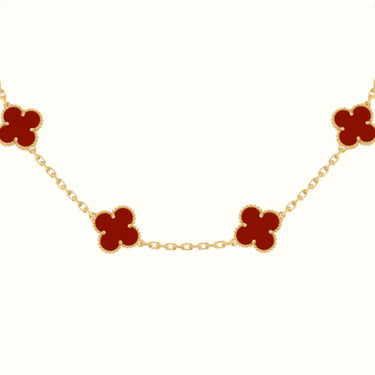 Alhambra Yellow Motif Pendant Necklace