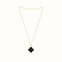 Alhambra Yellow Motif Clover Necklace