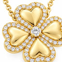 Amelie Four Leaf Clover Pendant Necklace