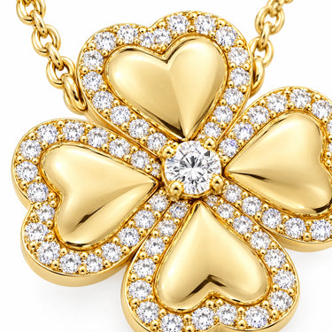Amelie Four Leaf Clover Pendant Necklace
