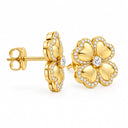 Amelie Four Leaf Clover Stud Earrings