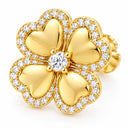 Amelie Four Leaf Clover Stud Earrings