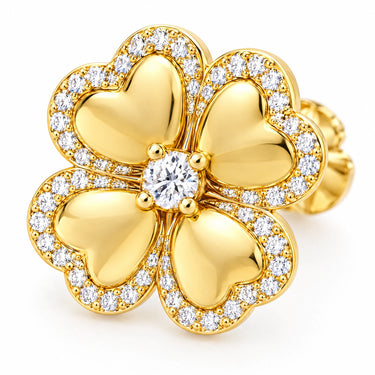 Amelie Four Leaf Clover Stud Earrings