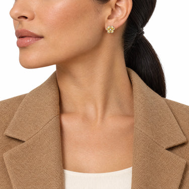 Amelie Four Leaf Clover Stud Earrings