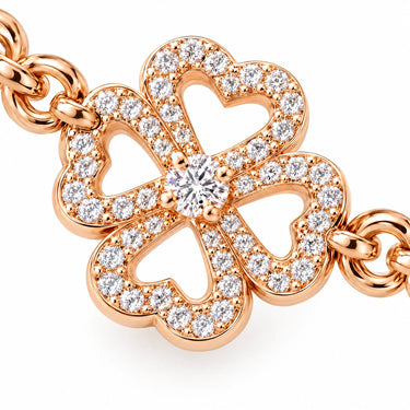 Amelie Lucky Clover Chain Bracelet