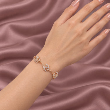 Amelie Lucky Clover Chain Bracelet