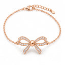 Amorette Ribbon Bow Chain Bracelet