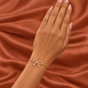 Amorette Ribbon Bow Chain Bracelet