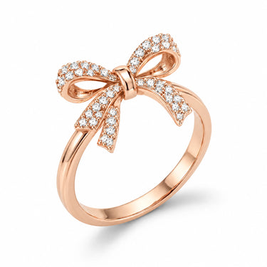 Amorette Sparkling Bow Ring