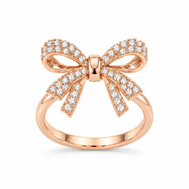 Amorette Sparkling Bow Ring