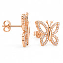 Aveline Papillon Butterfly Stud Earrings