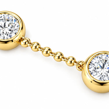 Celeste Bezel Station Chain Bracelet