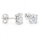 Celeste Round Solitaire Stud Earrings