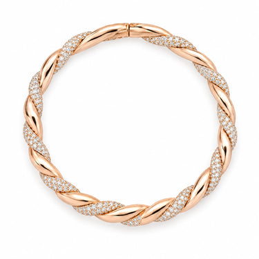 Celestine Twisted Rope Bangle Bracelet