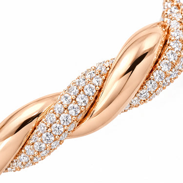 Celestine Twisted Rope Bangle Bracelet