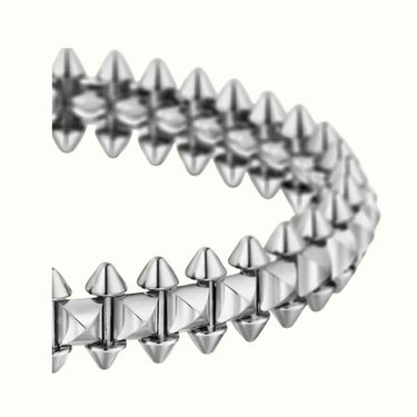 Clash Double Row Stud Link Bracelet