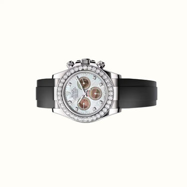 Cosmograph Daytona 40mm 126589RBR White Pearl Diamond Dial